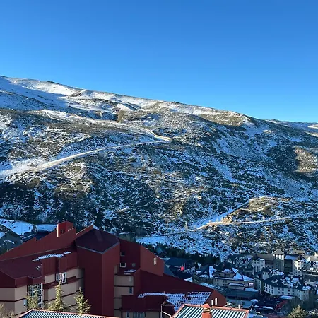 Puesta De Sol Y Nieve