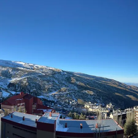 Puesta De Sol Y Nieve