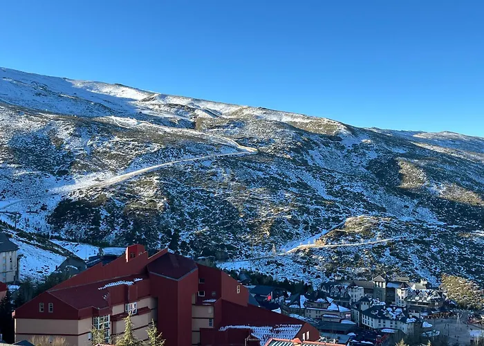 Puesta De Sol Y Nieve