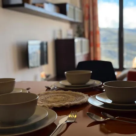 Puesta De Sol Y Nieve